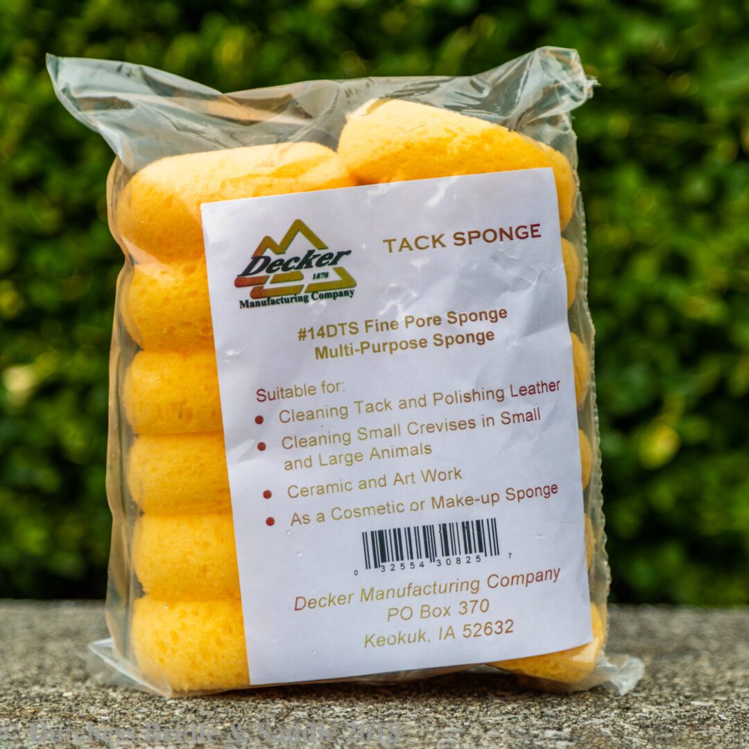 Decker Small Tack Sponge (Pack of 12) - Dutchess Bridle & Saddle, LLC