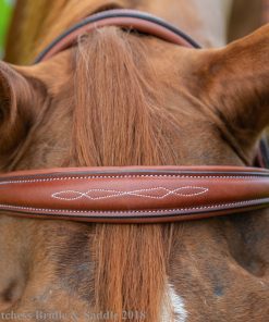 Pessoa PRO Fancy Stitched Tapered Bridle browband