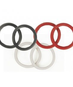 Replacement rubber peacock rings