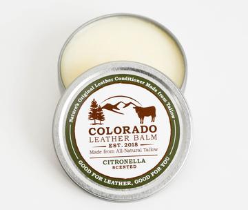 Colorado leather balm citronella
