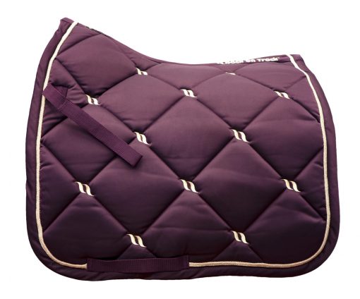 Back on Track Nights Collection saddle pad ruby