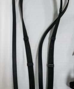 Double Bridle with Crank Noseband 0872B reins