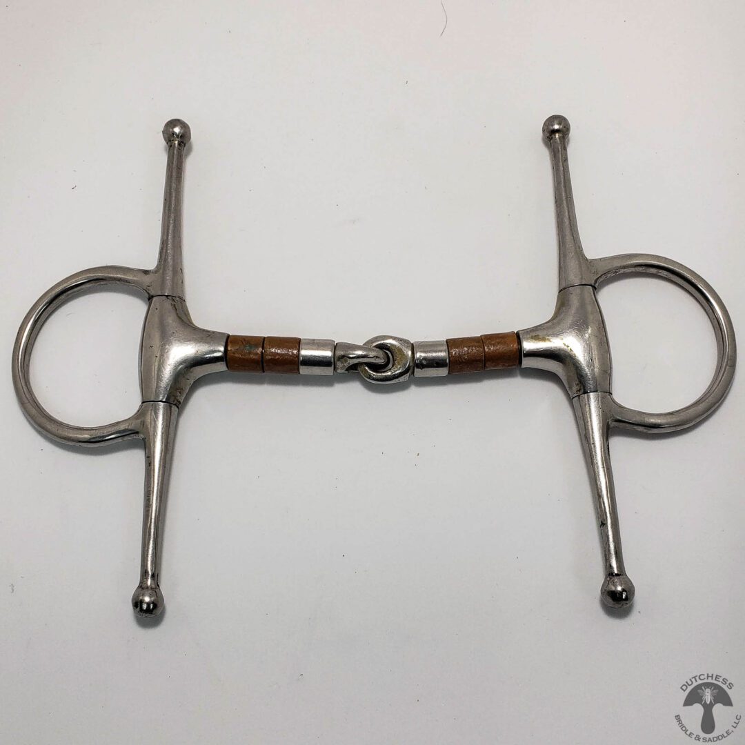 Full Cheek Copper Roller Jointed Snaffle Horse Bit Horse Tack 