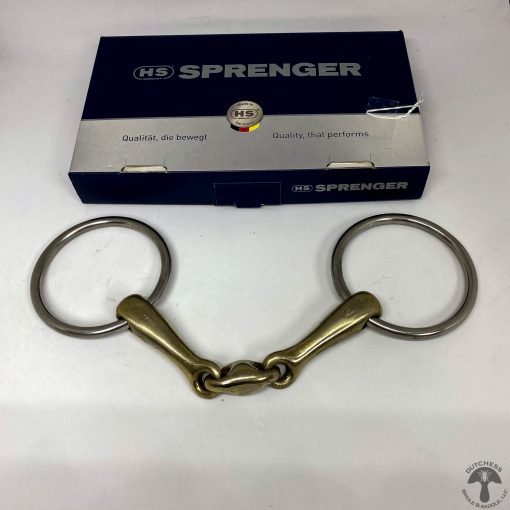 Herm-Sprenger KK Ultra Loose Ring Bridoon 0100 angled mouthpiece