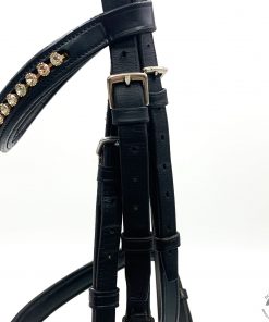 Courbette Full Snaffle Bridle 0297 Side Buckles