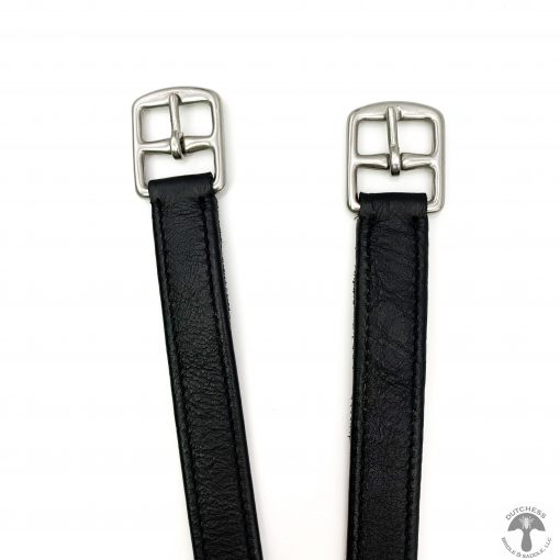 Wrapped Non-Stretch Stirrup Leathers 0294 Buckles