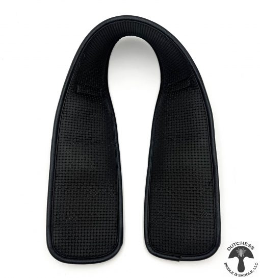 Girth Black Thorowgood 28" Curved Backview 0356